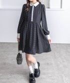 【クリア/clear】の配色ドットAラインワンピース 人気、トレンドファッション・服の通販 founy(ファニー) ファッション Fashion レディースファッション Fashion for Women ワンピース Dresses Aラインワンピース・フレアシルエット A-Line Dresses / Flared Silhouette Dresses カーディガン Cardigan, Knitwear ジャケット Jacket, Outerwear ドット Polka Dot, Dot Pattern ロング Long, Long-Length thumbnail BK|ID: prp329100004797744 ipo3291000000035040158