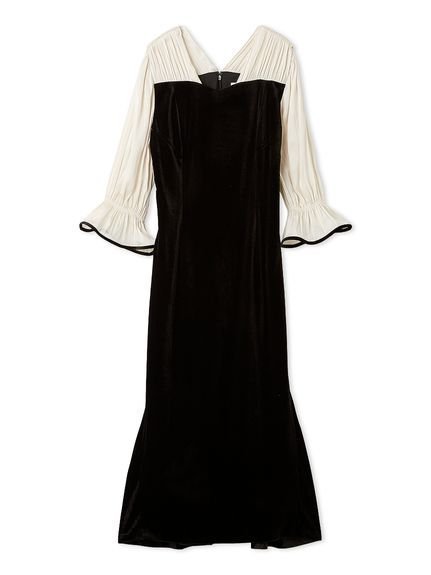 【セルフォード/CELFORD】のベロアマーメイドワンピース 人気、トレンドファッション・服の通販 founy(ファニー) ファッション Fashion レディースファッション Fashion for Women ワンピース Dresses おすすめ Recommended / Our Picks ウェーブ Wavy Pattern ギャザー Gathered, Ruffled ストレート Straight, Straight Cut スマート Smart, Elegant ドレス Dress, One-Piece パイピング Piping, Trim Design パターン Pattern, Design Print ベロア Velour, Soft Velvet マーメイド Mermaid, Fishtail Silhouette エレガント 上品 Elegant other-1|ID: prp329100004797756 ipo3291000000034810677