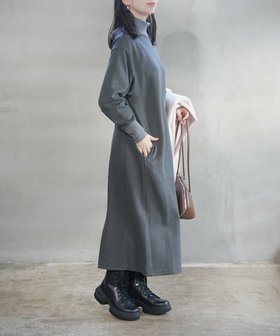 【ブルーコムブルー/BLEU COMME BLEU】のププラ デュアルウォームポンチ*リブ ハイネック ワンピース 人気、トレンドファッション・服の通販 founy(ファニー) ファッション Fashion レディースファッション Fashion for Women ワンピース Dresses ストレッチ Stretch, Stretchy Fabric スリット Slit, Slit Detail ハイネック High Neck, Mock Neck 人気 Popular, Best Seller |ID:prp329100004797762