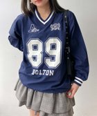 【アズノウアズ プラス/AS KNOW AS plus】の◎リブライン ビッグサイズ ナイロンプルオーバー NVXオフ7|ID: prp329100004797788 ipo3291000000034810986