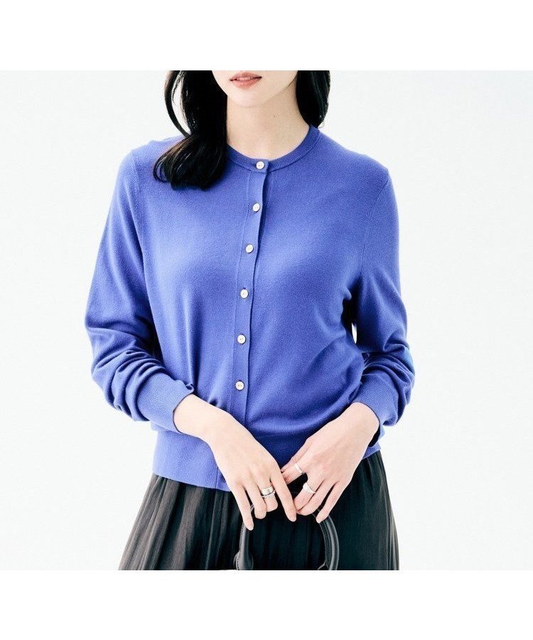 【アンタイトル/UNTITLED】のウォームスパン カーディガン インテリア・キッズ・メンズ・レディースファッション・服の通販 founy(ファニー) 　ファッション　Fashion　レディースファッション　Fashion for Women　トップス・カットソー　Cut & Sew Tops　カーディガン・羽織り　Layered Style Cardigans　アンサンブル　Ensemble Set　ウォーム　Warm Fabric　春　Spring　カーディガン　Cardigan, Knitwear　ジャケット　Jacket, Outerwear　ストレッチ　Stretch, Stretchy Fabric　スマート　Smart, Elegant　ベーシック　Basic, Essential　ボトム　Bottoms, Lower Wear　メタル　Metal, Metal Parts　モダン　Modern, Contemporary　おすすめ　Recommended / Our Picks　エレガント 上品　Elegant　ブルー|ID: prp329100004797793 ipo3291000000034811012