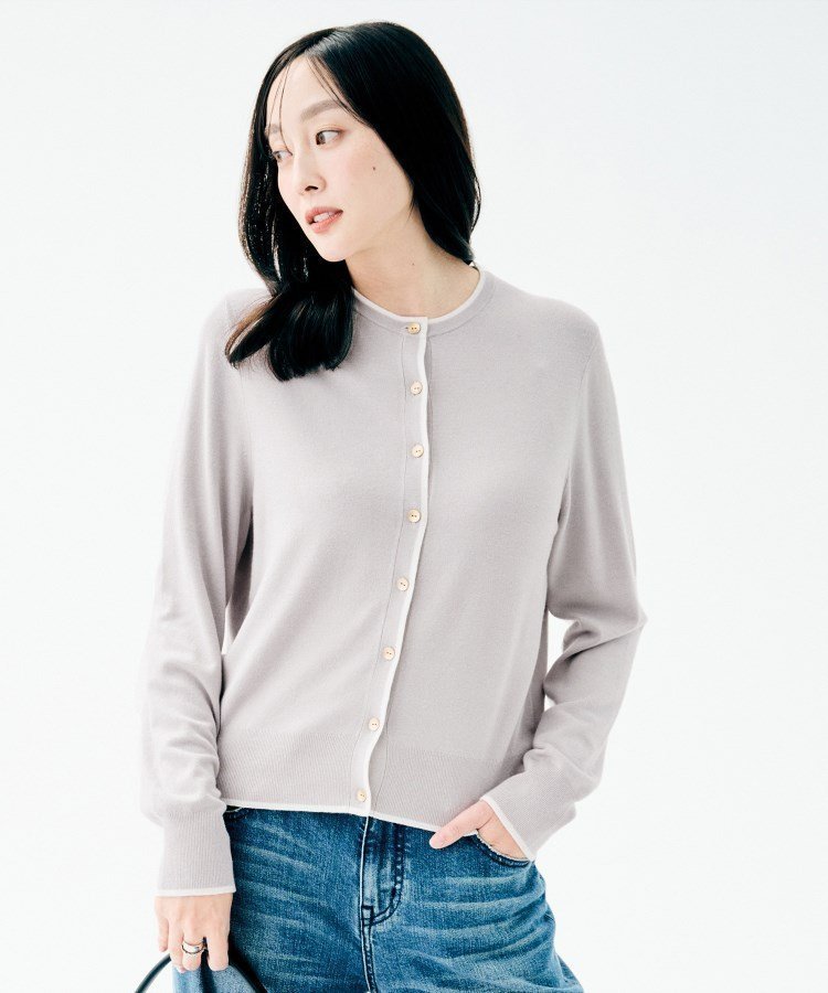 【アンタイトル/UNTITLED】のウォームスパン カーディガン インテリア・キッズ・メンズ・レディースファッション・服の通販 founy(ファニー) 　ファッション　Fashion　レディースファッション　Fashion for Women　トップス・カットソー　Cut & Sew Tops　カーディガン・羽織り　Layered Style Cardigans　アンサンブル　Ensemble Set　ウォーム　Warm Fabric　春　Spring　カーディガン　Cardigan, Knitwear　ジャケット　Jacket, Outerwear　ストレッチ　Stretch, Stretchy Fabric　スマート　Smart, Elegant　ベーシック　Basic, Essential　ボトム　Bottoms, Lower Wear　メタル　Metal, Metal Parts　モダン　Modern, Contemporary　おすすめ　Recommended / Our Picks　エレガント 上品　Elegant　ライトグレー|ID: prp329100004797793 ipo3291000000034811014