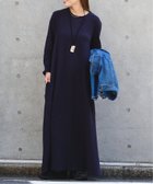 【アウトドアプロダクツ ユージュアルシングス/OUTDOOR PRODUCTS Usual Things】の追加 ULTスラブストレッチロングワンピース 人気、トレンドファッション・服の通販 founy(ファニー) ファッション Fashion レディースファッション Fashion for Women ワンピース Dresses スウェット / スエット Sweatshirt, Sweatwear ストレッチ Stretch, Stretchy Fabric デニム Denim, Jeans Material ポケット Pocket, Pocket Detail リラックス Relax, Relaxed Fit エレガント 上品 Elegant thumbnail ネイビー|ID: prp329100004797798 ipo3291000000034811070