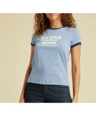 【ゲス/GUESS】のGUESS トップスHeather Ringer Tee ライトブルー|ID: prp329100004797800 ipo3291000000034811101