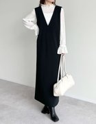 【リエディ/Re:EDIT】の前後2WAYカットジョーゼットジャンパースカート ブラック|ID: prp329100004797808 ipo3291000000034923925