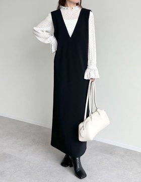 【リエディ/Re:EDIT】の前後2WAYカットジョーゼットジャンパースカート 人気、トレンドファッション・服の通販 founy(ファニー) ファッション Fashion レディースファッション Fashion for Women スカート Skirts 春 Spring 秋 Autumn カーディガン Cardigan, Knitwear クール Cool, Chic コンパクト Compact, Small Size シンプル Simple, Minimal ジャケット Jacket, Outerwear ジョーゼット Georgette, Semi-Sheer Fabric スリット Slit, Slit Detail 人気 Popular, Best Seller バランス Balance, Style Balance フェミニン Feminine, Girly ロング Long, Long-Length S/S・春夏 SS, Spring/Summer, Warm Season おすすめ Recommended / Our Picks 夏 Summer |ID:prp329100004797808