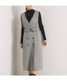 【イッツデモ/ITS' DEMO】の【手洗い可】チェック柄ジャンスカ ブラック|ID: prp329100004797829 ipo3291000000034937352