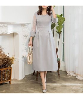 【ドレス/DRESS+】のダマスク柄ミモレ丈結婚式パーティードレス 人気、トレンドファッション・服の通販 founy(ファニー) ファッション Fashion レディースファッション Fashion for Women ワンピース Dresses フォーマル・パーティードレス・結婚式用ドレス Elegant & Casual Dresses ドレス Dress, One-Piece レース Lace, Lace Fabric ロング Long, Long-Length エレガント 上品 Elegant 結婚式 Wedding |ID:prp329100004797856