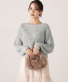 【プロポーション ボディドレッシング/PROPORTION BODY DRESSING】のビジュー付畔ニット 25AW 人気、トレンドファッション・服の通販 founy(ファニー) ファッション Fashion レディースファッション Fashion for Women トップス・カットソー Cut & Sew Tops ニット Knit Tops & Sweaters 2025年 2025 2025-2026秋冬・A/W Autumn/Winter 2025–26 AW25–26 ウォーム Warm Fabric ビジュー Bijou, Jewel-like Accent フェミニン Feminine, Girly 畦 Ribbed Knit thumbnail ブルー|ID: prp329100004797864 ipo3291000000034811573