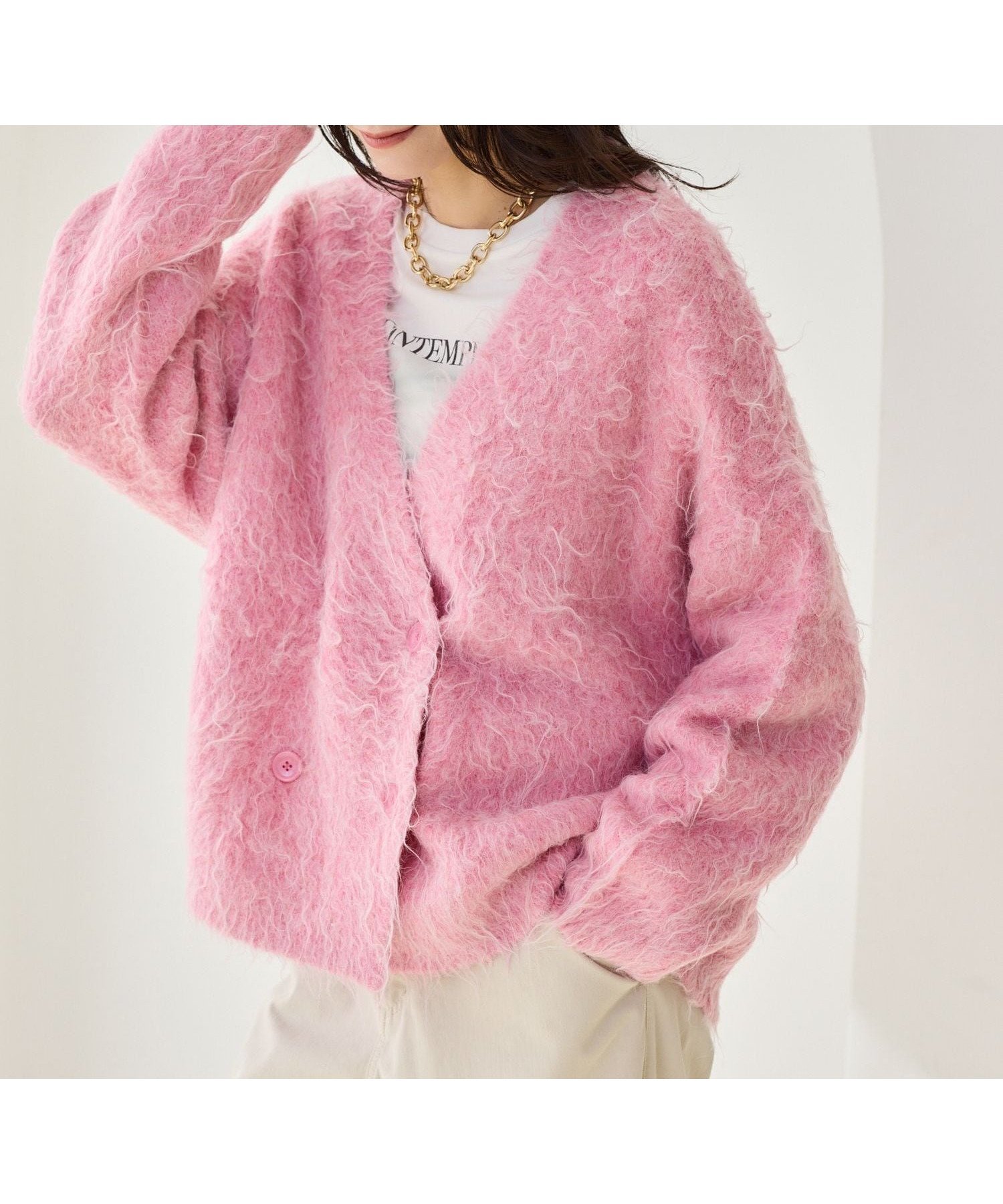 【バンヤードストーム/BARNYARDSTORM】のダブルボタンカーディガン【WEB限定カラー】 人気、トレンドファッション・服の通販 founy(ファニー) 　ファッション　Fashion　レディースファッション　Fashion for Women　トップス・カットソー　Cut & Sew Tops　カーディガン・羽織り　Layered Style Cardigans　インナー　Innerwear　スーツ　Suit, Formalwear　ダブル　Double, Double-Breasted　パーカー　Hoodie, Parka　フェミニン　Feminine, Girly　冬　Winter / This Winter　 other-1|ID: prp329100004797893 ipo3291000000035162438