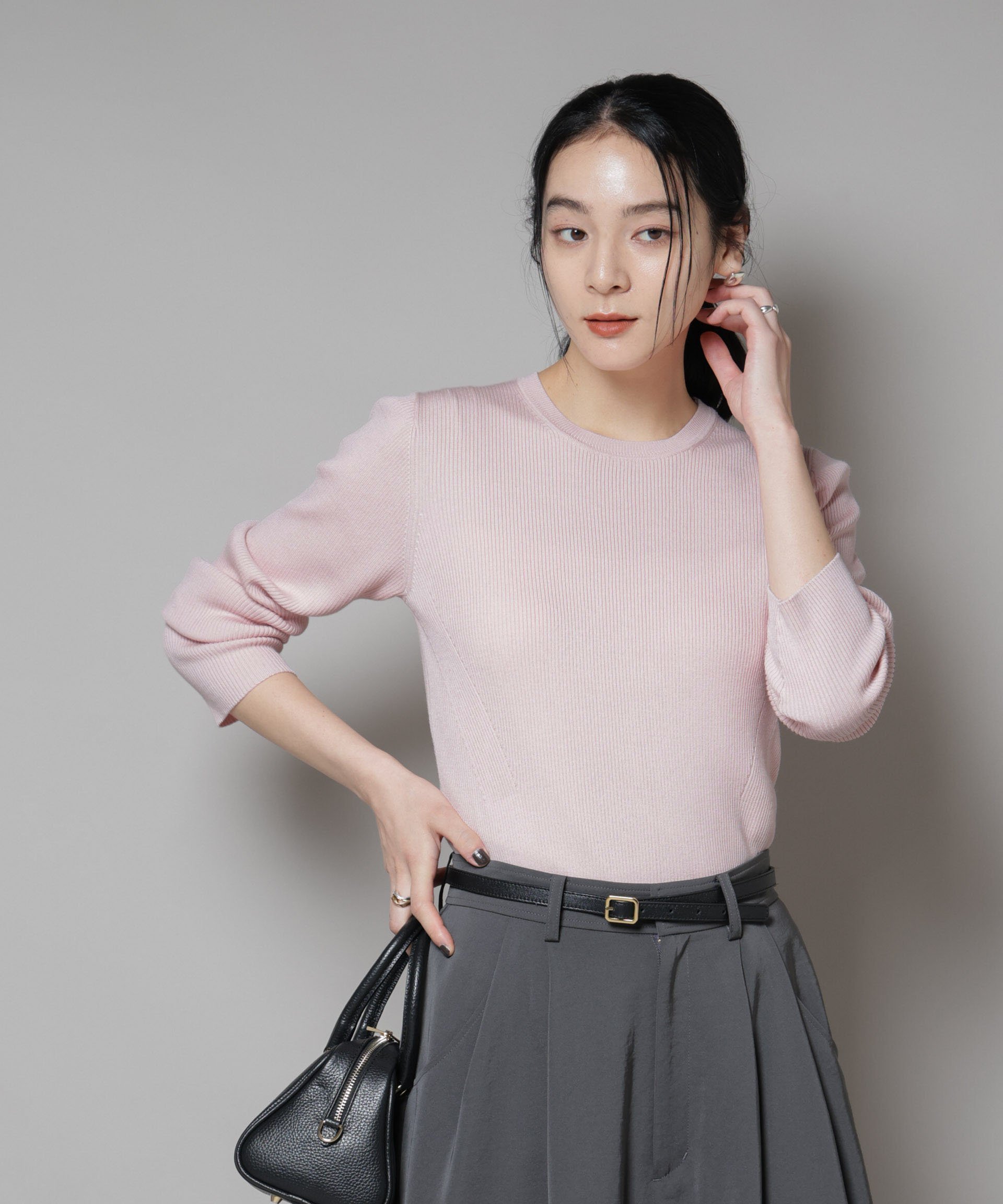 【ナノ ユニバース/nano universe】のCICA UVカット加工クルーネックリブニット 人気、トレンドファッション・服の通販 founy(ファニー) ファッション Fashion レディースファッション Fashion for Women トップス・カットソー Cut & Sew Tops ニット Knit Tops & Sweaters 秋 Autumn シンプル Simple, Minimal ベーシック Basic, Essential リブニット Rib Knit, Ribbed Knit エレガント 上品 Elegant 2025年 2025 2025-2026秋冬・A/W Autumn/Winter 2025–26 AW25–26 other-1|ID: prp329100004797898 ipo3291000000034811882