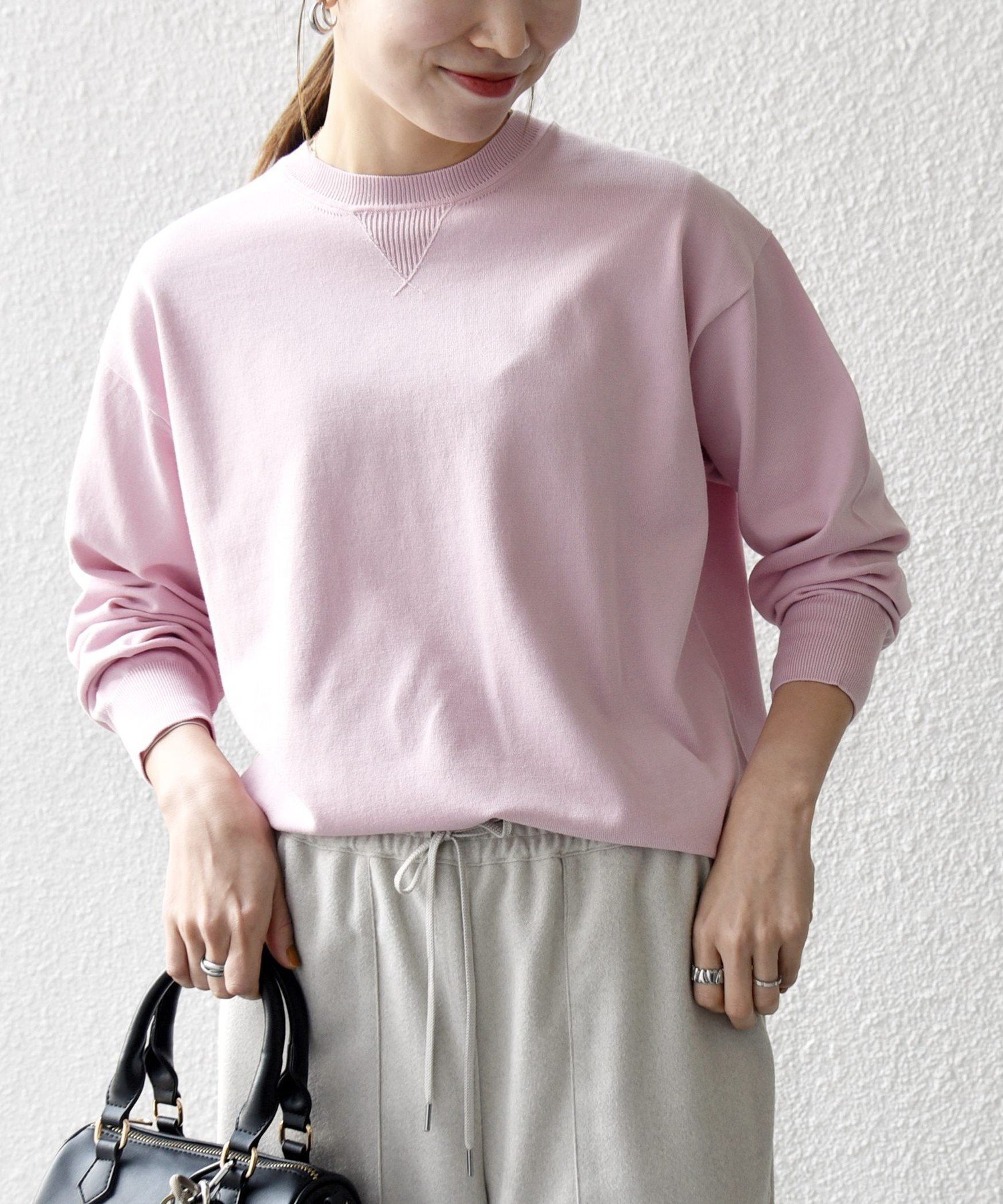 【シップス フォー ウィメン/SHIPS】のSHIPS any 手洗い可能 スウェットライク ニット プルオーバー インテリア・キッズ・メンズ・レディースファッション・服の通販 founy(ファニー) 　ファッション　Fashion　レディースファッション　Fashion for Women　トップス・カットソー　Cut & Sew Tops　ニット　Knit Tops & Sweaters　レディースパーカー・カジュアルフーディー　Casual Hoodies & Sweatshirts　カジュアルプルオーバー・ニットトップス　Pullovers & Knit Tops / Casual Pullovers　スウェット・クルーネックトップス　Sweatshirts & Crewnecks / Relaxed Fit Sweat Tops　オレンジ　Orange　ヴィンテージ　Vintage Style　洗える　Machine Washable　スウェット / スエット　Sweatshirt, Sweatwear　ストレッチ　Stretch, Stretchy Fabric　スポーティ　Sporty, Casual Athletic　スラックス　Slacks, Dress Pants　人気　Popular, Best Seller　バランス　Balance, Style Balance　フロント　Front, Front Design　ミックス　Mix, Mixed Style　リラックス　Relax, Relaxed Fit　おすすめ　Recommended / Our Picks　2025年　2025　2025-2026秋冬・A/W　Autumn/Winter 2025–26 AW25–26　ライトピンク|ID: prp329100004797904 ipo3291000000035218207