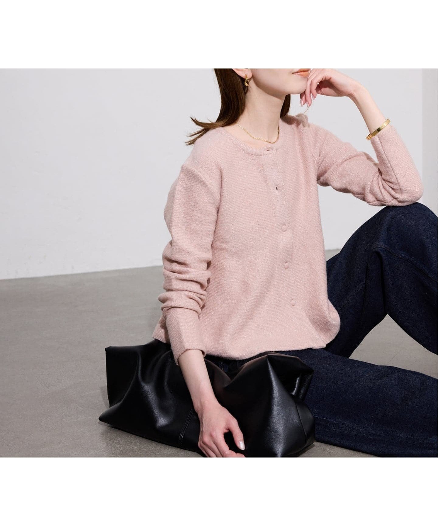 【スローブ イエナ/SLOBE IENA】のペプラムニットカーディガン インテリア・キッズ・メンズ・レディースファッション・服の通販 founy(ファニー) 　ファッション　Fashion　レディースファッション　Fashion for Women　トップス・カットソー　Cut & Sew Tops　ニット　Knit Tops & Sweaters　カーディガン・羽織り　Layered Style Cardigans　2025年　2025　2025-2026秋冬・A/W　Autumn/Winter 2025–26 AW25–26　カーディガン　Cardigan, Knitwear　シェイプ　Shape, Slim Fit　スリット　Slit, Slit Detail　フレア　Flare, Flared　ヘムライン　Hemline, Bottom Cut　ペプラム　Peplum, Flared Hem　ワイド　Wide, Wide Fit　ピンク|ID: prp329100004797932 ipo3291000000035122473