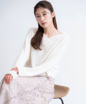 【ノエラ/Noela】の2WAYアンゴララクーン混ニット 人気、トレンドファッション・服の通販 founy(ファニー) ファッション Fashion レディースファッション Fashion for Women トップス・カットソー Cut & Sew Tops ニット Knit Tops & Sweaters アンゴラ Angora Knitwear シンプル Simple, Minimal ポケット Pocket, Pocket Detail エレガント 上品 Elegant 冬 Winter / This Winter |ID:prp329100004797943