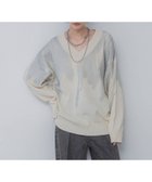 【ジーナシス/JEANASiS】のハクプリントコットンVプルオーバー ホワイト系その他|ID: prp329100004797989 ipo3291000000034812538