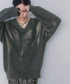 【ジーナシス/JEANASiS】のハクプリントコットンVプルオーバー グレー系その他|ID: prp329100004797989 ipo3291000000034812539