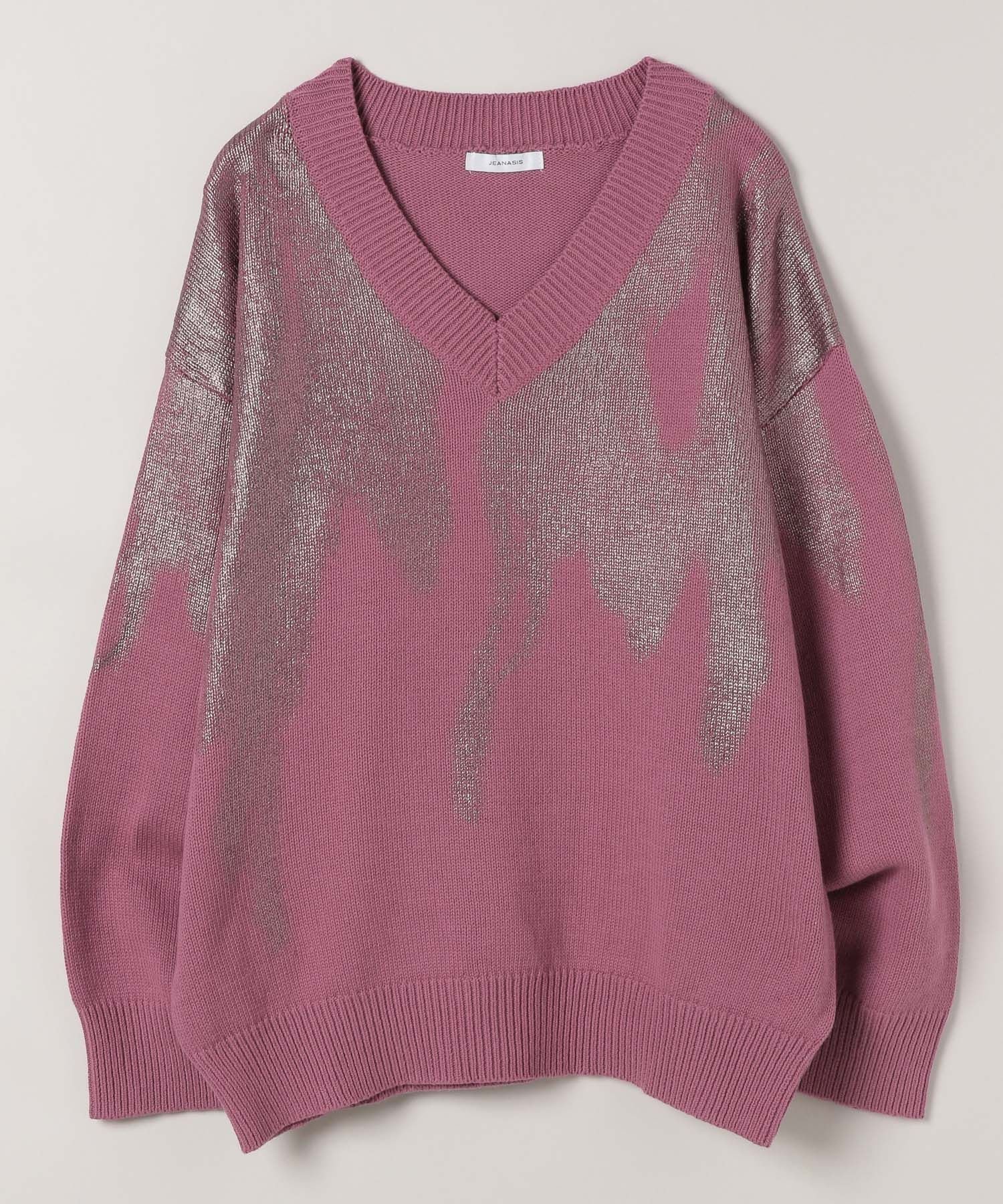 【ジーナシス/JEANASiS】のハクプリントコットンVプルオーバー インテリア・キッズ・メンズ・レディースファッション・服の通販 founy(ファニー) ファッション Fashion レディースファッション Fashion for Women トップス・カットソー Cut & Sew Tops カジュアルプルオーバー・ニットトップス Pullovers & Knit Tops / Casual Pullovers おすすめ Recommended / Our Picks インナー Innerwear グラデーション Gradient, Ombre シンプル Simple, Minimal デニム Denim, Jeans Material プリント Print, Printed Pattern ワイド Wide, Wide Fit パープル系その他|ID: prp329100004797989 ipo3291000000034812540