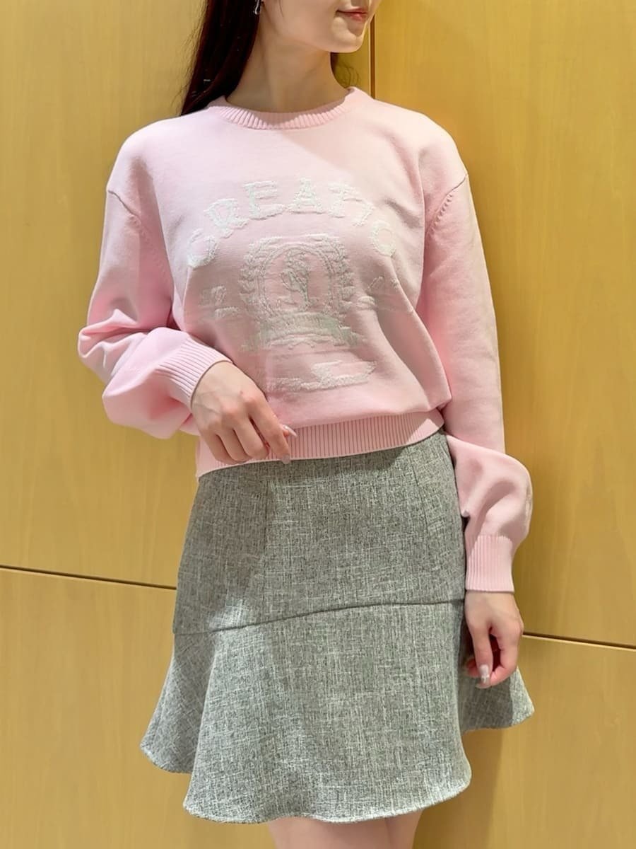 【スナイデル/SNIDEL】のエンブレムロゴニットプルオーバー インテリア・キッズ・メンズ・レディースファッション・服の通販 founy(ファニー) 　ファッション　Fashion　レディースファッション　Fashion for Women　トップス・カットソー　Cut & Sew Tops　ニット　Knit Tops & Sweaters　カジュアルプルオーバー・ニットトップス　Pullovers & Knit Tops / Casual Pullovers　エレガント 上品　Elegant　クラシカル　Classical, Vintage-Inspired　ショルダー　Shoulder, Shoulder Strap　ストレート　Straight, Straight Cut　スマート　Smart, Elegant　ドロップ　Drop Shoulder, Dropped Style　フェミニン　Feminine, Girly　フロント　Front, Front Design　ベーシック　Basic, Essential　リラックス　Relax, Relaxed Fit　おすすめ　Recommended / Our Picks　PNK[066]|ID: prp329100004798028 ipo3291000000035307606