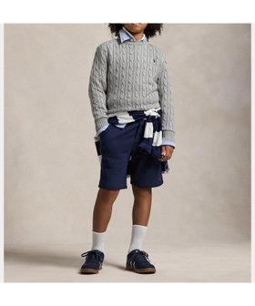 【ラルフローレン/RALPH LAUREN / KIDS】の(ボーイズ 8才~20才)ケーブルニット コットン セーター 人気、トレンドファッション・服の通販 founy(ファニー) ファッション Fashion キッズファッション Fashion for Kids ウォッシュ Washed Finish カフス Cuff Design セーター Sweater, Knitwear ボーイズ Boyish, Boy Style リブニット Rib Knit, Ribbed Knit 長袖 Long Sleeve, Full Sleeve |ID:prp329100004798033