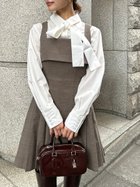 【スナイデル/SNIDEL】のボウタイシャツ 人気、トレンドファッション・服の通販 founy(ファニー) ファッション Fashion レディースファッション Fashion for Women トップス・カットソー Cut & Sew Tops シャツ・ブラウス・オフィスカジュアル Elegant Blouses & Button-Ups インディゴ Indigo Denim ウェーブ Wavy Pattern コンパクト Compact, Small Size シンプル Simple, Minimal ストライプ Stripe, Striped Pattern ストレート Straight, Straight Cut スマート Smart, Elegant デニム Denim, Jeans Material 無地 Plain, Solid Color おすすめ Recommended / Our Picks thumbnail WHT[001]|ID: prp329100004798041 ipo3291000000034812927