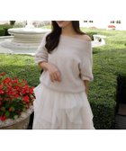 【プロポーション ボディドレッシング/PROPORTION BODY DRESSING】のFOX混ニット 25AW 人気、トレンドファッション・服の通販 founy(ファニー) ファッション Fashion レディースファッション Fashion for Women トップス・カットソー Cut & Sew Tops ニット Knit Tops & Sweaters 2025年 2025 2025-2026秋冬・A/W Autumn/Winter 2025–26 AW25–26 シンプル Simple, Minimal デニム Denim, Jeans Material フェミニン Feminine, Girly ワンショル One Shoulder, Asymmetrical thumbnail アイボリー2|ID: prp329100004798076 ipo3291000000034813174