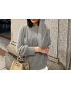 【プロポーション ボディドレッシング/PROPORTION BODY DRESSING】のFOX混ニット 25AW 人気、トレンドファッション・服の通販 founy(ファニー) ファッション Fashion レディースファッション Fashion for Women トップス・カットソー Cut & Sew Tops ニット Knit Tops & Sweaters 2025年 2025 2025-2026秋冬・A/W Autumn/Winter 2025–26 AW25–26 シンプル Simple, Minimal デニム Denim, Jeans Material フェミニン Feminine, Girly ワンショル One Shoulder, Asymmetrical thumbnail トップグレー1|ID: prp329100004798076 ipo3291000000034813175