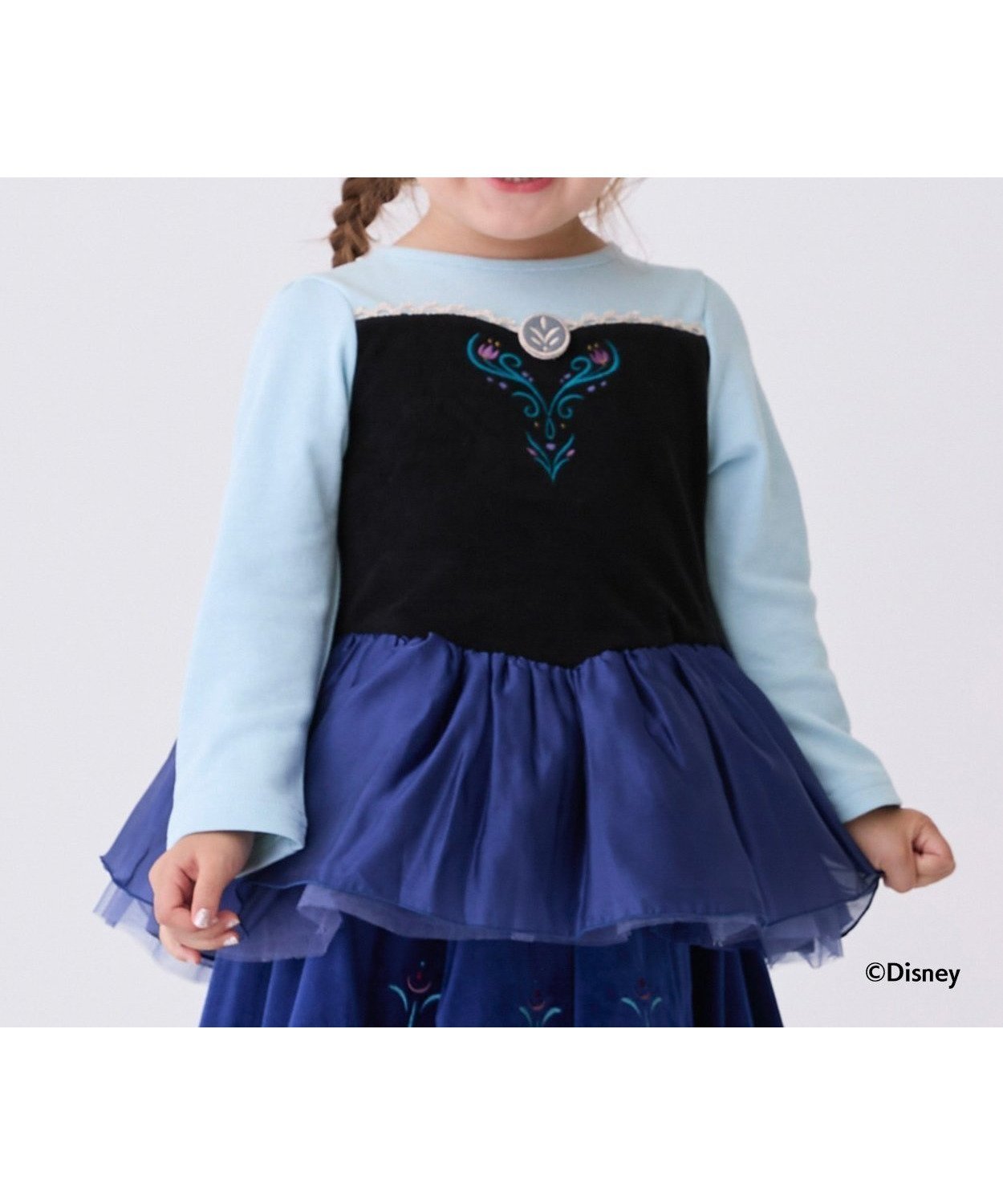 【ナルミヤ オンライン/NARUMIYA ONELINE / KIDS】の【Disney】なりきりチュニック インテリア・キッズ・メンズ・レディースファッション・服の通販 founy(ファニー) ファッション Fashion キッズファッション Fashion for Kids キャラクター Character, Licensed Characters チュニック Tunic, Long Top ドレス Dress, One-Piece ブルー|ID: prp329100004798108 ipo3291000000034912832