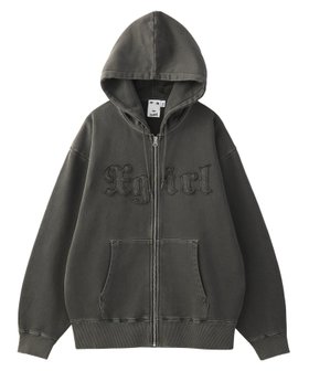 【エックスガール/X-girl】のLOGO PATCH PIGMENT DYED ZIP UP SWEAT HD 人気、トレンドファッション・服の通販 founy(ファニー) ファッション Fashion レディースファッション Fashion for Women トップス・カットソー Cut & Sew Tops レディースパーカー・カジュアルフーディー Casual Hoodies & Sweatshirts スウェット・クルーネックトップス Sweatshirts & Crewnecks / Relaxed Fit Sweat Tops おすすめ Recommended / Our Picks シンプル Simple, Minimal スウェット / スエット Sweatshirt, Sweatwear デニム Denim, Jeans Material パッチ Patch, Appliqué フロント Front, Front Design ミニスカート Mini Skirt, Short Skirt ロング Long, Long-Length A/W・秋冬 Autumn/Winter 長袖 Long Sleeve, Full Sleeve |ID:prp329100004798114