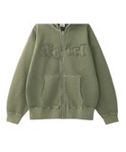 【エックスガール/X-girl】のLOGO PATCH PIGMENT DYED ZIP UP SWEAT HD 人気、トレンドファッション・服の通販 founy(ファニー) ファッション Fashion レディースファッション Fashion for Women トップス・カットソー Cut & Sew Tops レディースパーカー・カジュアルフーディー Casual Hoodies & Sweatshirts スウェット・クルーネックトップス Sweatshirts & Crewnecks / Relaxed Fit Sweat Tops おすすめ Recommended / Our Picks シンプル Simple, Minimal スウェット / スエット Sweatshirt, Sweatwear デニム Denim, Jeans Material パッチ Patch, Appliqué フロント Front, Front Design ミニスカート Mini Skirt, Short Skirt ロング Long, Long-Length A/W・秋冬 Autumn/Winter 長袖 Long Sleeve, Full Sleeve thumbnail OLIVE|ID: prp329100004798114 ipo3291000000034949056