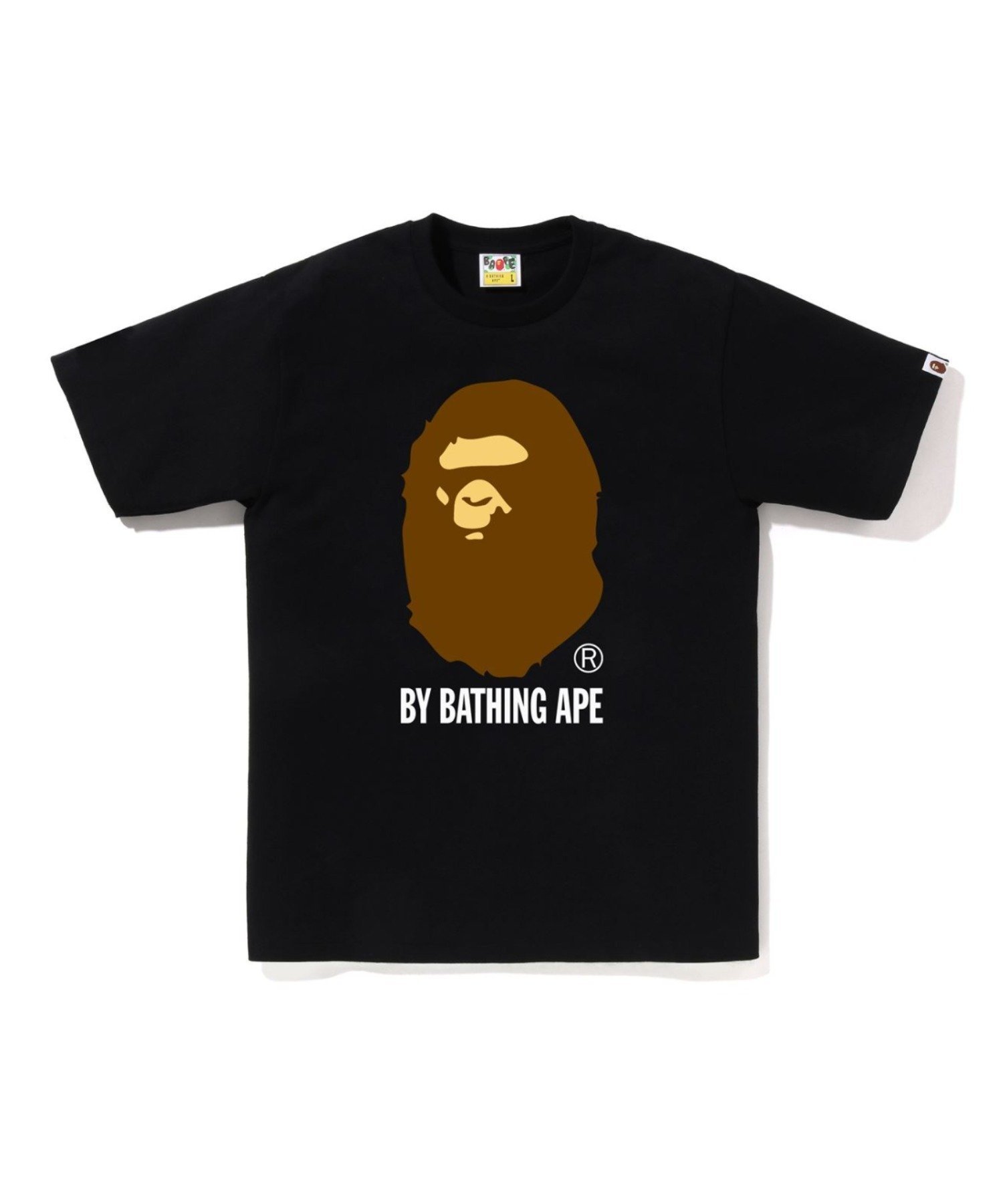 【ア ベイシング エイプ/A BATHING APE】のBY BATHING APE TEE インテリア・キッズ・メンズ・レディースファッション・服の通販 founy(ファニー) 　ファッション　Fashion　レディースファッション　Fashion for Women　インナー　Innerwear　ショート　Short, Short Length　スリーブ　Sleeve, Long Sleeve / Short Sleeve　フロント　Front, Front Design　プリント　Print, Printed Pattern　ラバー　Rubber, Rubber Sole　定番　Standard, Basic Item　BLACK|ID: prp329100004798129 ipo3291000000034923488