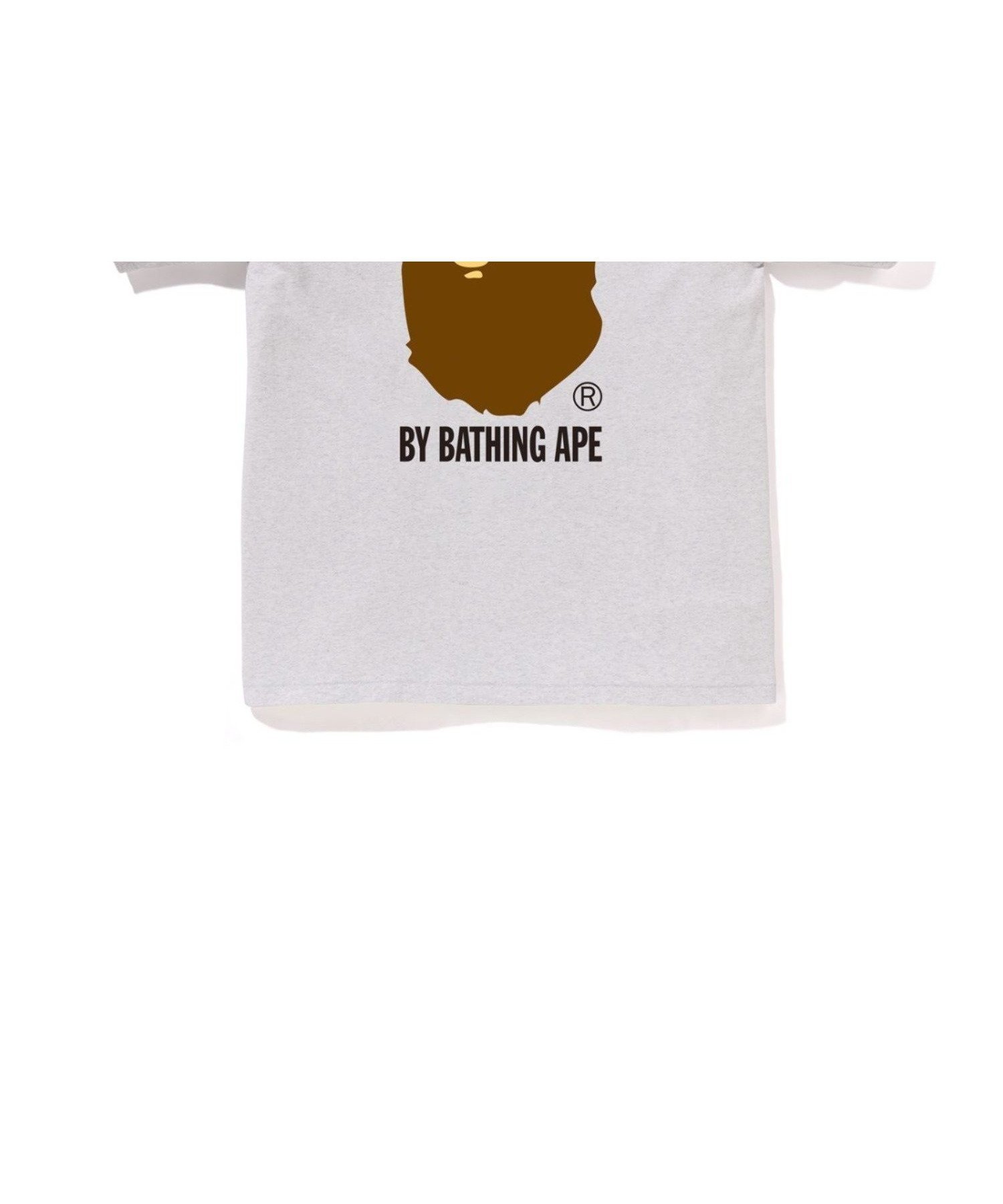 【ア ベイシング エイプ/A BATHING APE】のBY BATHING APE TEE インテリア・キッズ・メンズ・レディースファッション・服の通販 founy(ファニー) 　ファッション　Fashion　レディースファッション　Fashion for Women　インナー　Innerwear　ショート　Short, Short Length　スリーブ　Sleeve, Long Sleeve / Short Sleeve　フロント　Front, Front Design　プリント　Print, Printed Pattern　ラバー　Rubber, Rubber Sole　定番　Standard, Basic Item　GRAY|ID: prp329100004798129 ipo3291000000034923492
