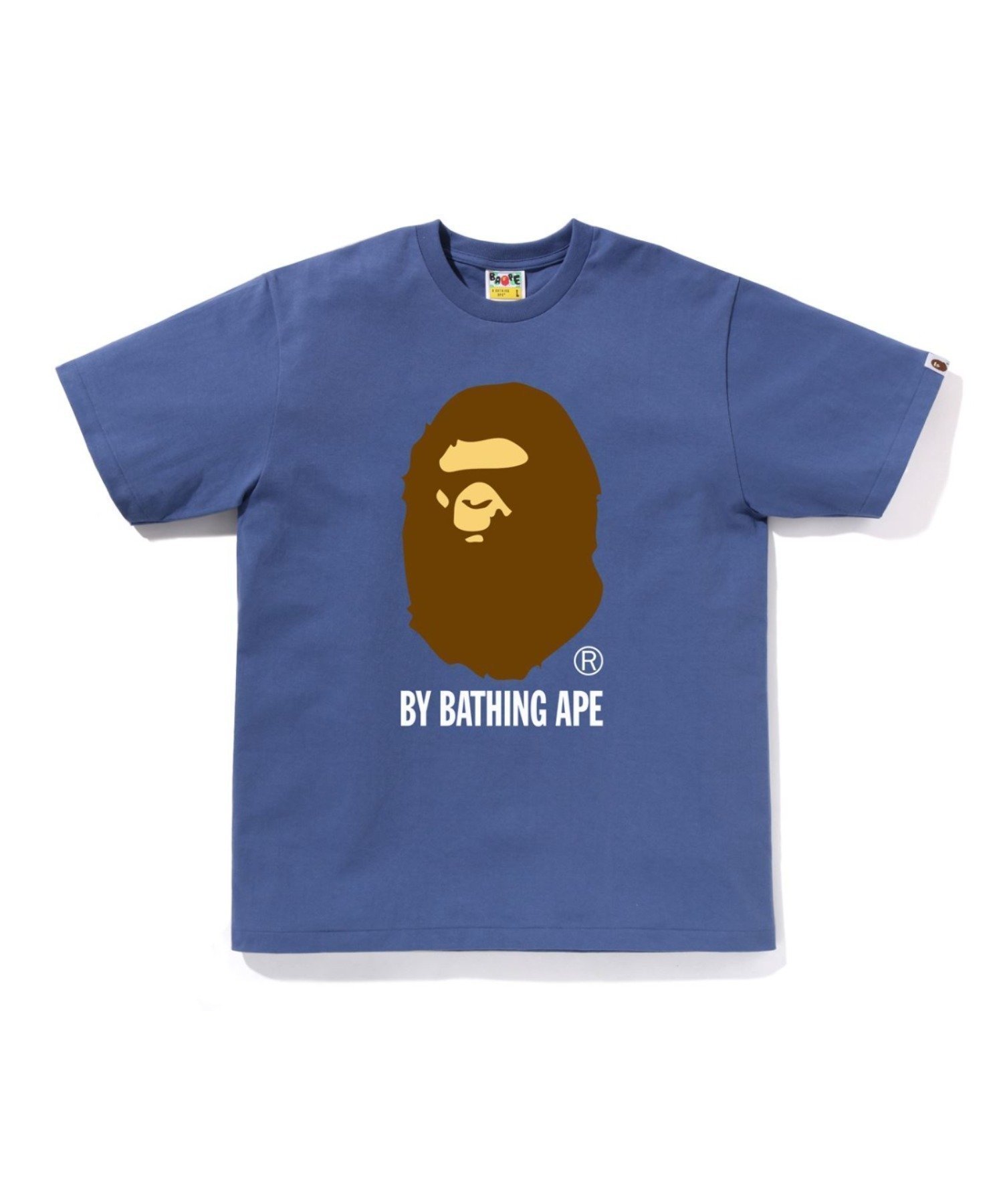 【ア ベイシング エイプ/A BATHING APE】のBY BATHING APE TEE インテリア・キッズ・メンズ・レディースファッション・服の通販 founy(ファニー) 　ファッション　Fashion　レディースファッション　Fashion for Women　インナー　Innerwear　ショート　Short, Short Length　スリーブ　Sleeve, Long Sleeve / Short Sleeve　フロント　Front, Front Design　プリント　Print, Printed Pattern　ラバー　Rubber, Rubber Sole　定番　Standard, Basic Item　NAVY|ID: prp329100004798129 ipo3291000000034923494
