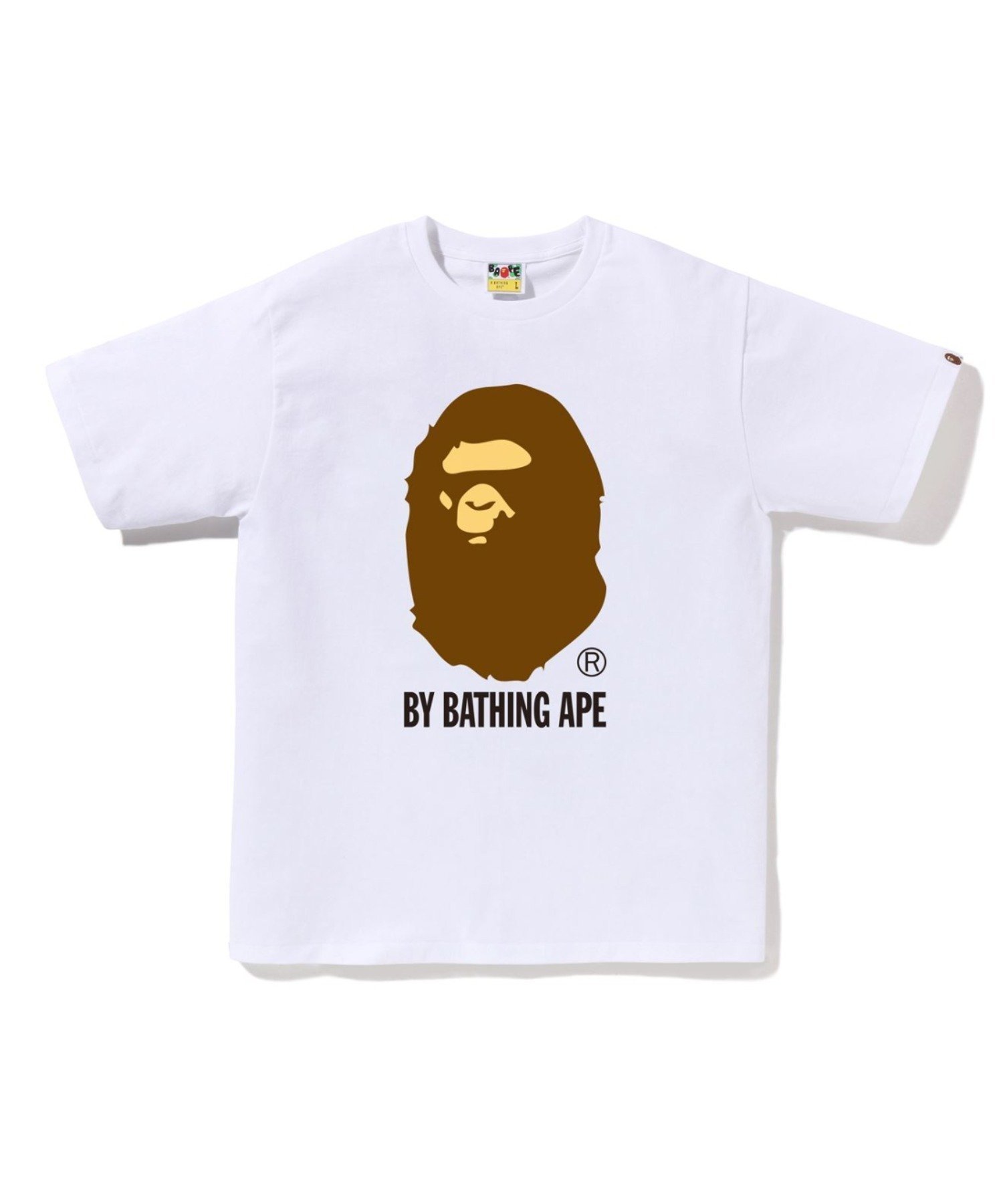 【ア ベイシング エイプ/A BATHING APE】のBY BATHING APE TEE インテリア・キッズ・メンズ・レディースファッション・服の通販 founy(ファニー) 　ファッション　Fashion　レディースファッション　Fashion for Women　インナー　Innerwear　ショート　Short, Short Length　スリーブ　Sleeve, Long Sleeve / Short Sleeve　フロント　Front, Front Design　プリント　Print, Printed Pattern　ラバー　Rubber, Rubber Sole　定番　Standard, Basic Item　WHITE|ID: prp329100004798129 ipo3291000000034923498