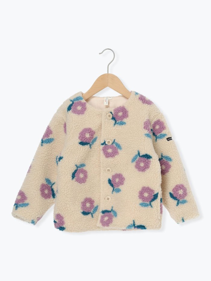 【サマンサモスモス/Samansa Mos2 / KIDS】のジャカードボアブルゾン インテリア・キッズ・メンズ・レディースファッション・服の通販 founy(ファニー) https://founy.com/ ファッション Fashion キッズファッション Fashion for Kids イラスト Illustration ブルゾン Blouson, Bomber Jacket |ID: prp329100004798163 ipo3291000000034878261