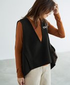 【スタイルデリ/STYLE DELI】の【LUXE】前後差テールVネックベスト 人気、トレンドファッション・服の通販 founy(ファニー) ファッション Fashion レディースファッション Fashion for Women アウター Coat / Outerwear Collection トップス・カットソー Cut & Sew Tops ベスト&ジレ / 重ね着スタイル Vests & Gilets Vネックトップス V-Neck Tops / V-Cut Neckline Shirts 春 Spring カットソー Cut and Sewn Top クール Cool, Chic ジョーゼット Georgette, Semi-Sheer Fabric スタイリッシュ Stylish, Fashionable ストレッチ Stretch, Stretchy Fabric スリット Slit, Slit Detail スーツ Suit, Formalwear 定番 Standard, Basic Item ノースリーブ Sleeveless, No-Sleeve 長袖 Long Sleeve, Full Sleeve フォルム Silhouette, Form ベスト Vest, Waistcoat ポケット Pocket, Pocket Detail 半袖 Short Sleeve, Half Sleeve A/W・秋冬 Autumn/Winter S/S・春夏 SS, Spring/Summer, Warm Season 夏 Summer thumbnail ブラック|ID: prp329100004798171 ipo3291000000034813875