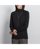 【ロートレ アモン/LAUTRE AMONT】の【WEB限定】吸湿発熱スムースストレッチタートルカットソー ブラック|ID: prp329100004798172 ipo3291000000034847556