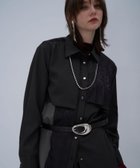 【ハレ/HARE】のジャガードアシメプリーツシャツ 人気、トレンドファッション・服の通販 founy(ファニー) ファッション Fashion レディースファッション Fashion for Women トップス・カットソー Cut & Sew Tops シャツ・ブラウス・オフィスカジュアル Elegant Blouses & Button-Ups おすすめ Recommended / Our Picks アシンメトリー Asymmetrical Style ウェーブ Wavy Pattern クール Cool, Chic ストレート Straight, Straight Cut プリーツ Pleats, Pleated リブニット Rib Knit, Ribbed Knit エレガント 上品 Elegant 切替 Switching, Contrast Panel thumbnail ブラック09|ID: prp329100004798182 ipo3291000000034813960