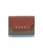 【マルニ/MARNI】のトランク トリフォールドウォレット 人気、トレンドファッション・服の通販 founy(ファニー) ファッション Fashion レディースファッション Fashion for Women コイン Coin, Coin Design ポケット Pocket, Pocket Detail thumbnail RUBY/DEEP SAGE/IRIS BLUE|ID: prp329100004798196 ipo3291000000035118649
