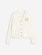 【メゾン キツネ/MAISON KITSUNE / MEN】のMaison Kitsune/FOX HEAD INTARSIA MERINO CARDIGAN ECRU/TAN BEIGE|ID: prp329100004798213 ipo3291000000035194546