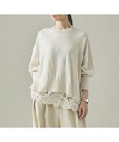 【カレンソロジー/Curensology】のハイゲージレースニットプルオーバー 人気、トレンドファッション・服の通販 founy(ファニー) ファッション Fashion レディースファッション Fashion for Women トップス・カットソー Cut & Sew Tops ニット Knit Tops & Sweaters ベスト&ジレ / 重ね着スタイル Vests & Gilets カジュアルプルオーバー・ニットトップス Pullovers & Knit Tops / Casual Pullovers エレガント 上品 Elegant キャミソール Camisole, Spaghetti Strap Top スリット Slit, Slit Detail フィット Fit, Slim Fit フラワー Flower, Floral モチーフ Motif, Design Theme レース Lace, Lace Fabric ワイド Wide, Wide Fit おすすめ Recommended / Our Picks |ID:prp329100004798260