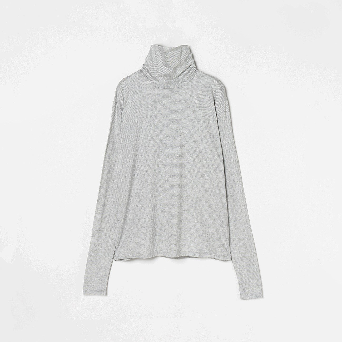 【エリオポール/heliopole】の【smooth skin series】 High Neck インテリア・キッズ・メンズ・レディースファッション・服の通販 founy(ファニー) 　ファッション　Fashion　レディースファッション　Fashion for Women　トレンド　Trend, Trending Now　ベーシック　Basic, Essential　定番　Standard, Basic Item　A/W・秋冬　Autumn/Winter　グレーストライプ|ID: prp329100004798273 ipo3291000000034951522