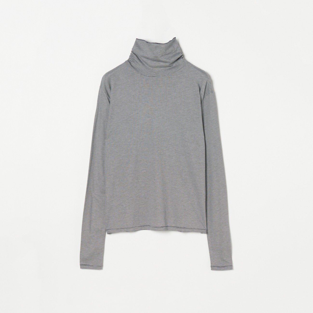 【エリオポール/heliopole】の【smooth skin series】 High Neck インテリア・キッズ・メンズ・レディースファッション・服の通販 founy(ファニー) 　ファッション　Fashion　レディースファッション　Fashion for Women　トレンド　Trend, Trending Now　ベーシック　Basic, Essential　定番　Standard, Basic Item　A/W・秋冬　Autumn/Winter　ネイビーストライプ|ID: prp329100004798273 ipo3291000000034951528