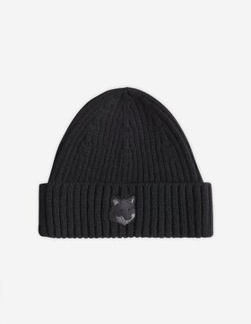【メゾン キツネ/MAISON KITSUNE / MEN】 Maison Kitsune/BOLD FOX HEAD BEANIE人気、トレンドファッション・服の通販 founy(ファニー) ファッション Fashion メンズファッション Fashion for Men 冬 Winter / This Winter コレクション Collection, Seasonal Line スタイリッシュ Stylish, Fashionable パッチ Patch, Appliqué フォックス Fox, Fox Fur 定番 Standard, Basic Item 無地 Plain, Solid Color A/W・秋冬 Autumn/Winter |ID:prp329100004798362