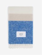 【メゾン キツネ/MAISON KITSUNE / MEN】のMaison Kitsune/ALPACA STRIPED SCARF 人気、トレンドファッション・服の通販 founy(ファニー) ファッション Fashion メンズファッション Fashion for Men 冬 Winter / This Winter スカーフ Scarf, Neckwear ストライプ Stripe, Striped Pattern ビッグ Big, Oversized フリンジ Fringe, Tassel フレンチ French, French Style ベビー Baby, Babywear マフラー Scarf, Muffler エレガント 上品 Elegant A/W・秋冬 Autumn/Winter thumbnail FEATHER BEIGE/LAPISRAZULI|ID: prp329100004798372 ipo3291000000034867972