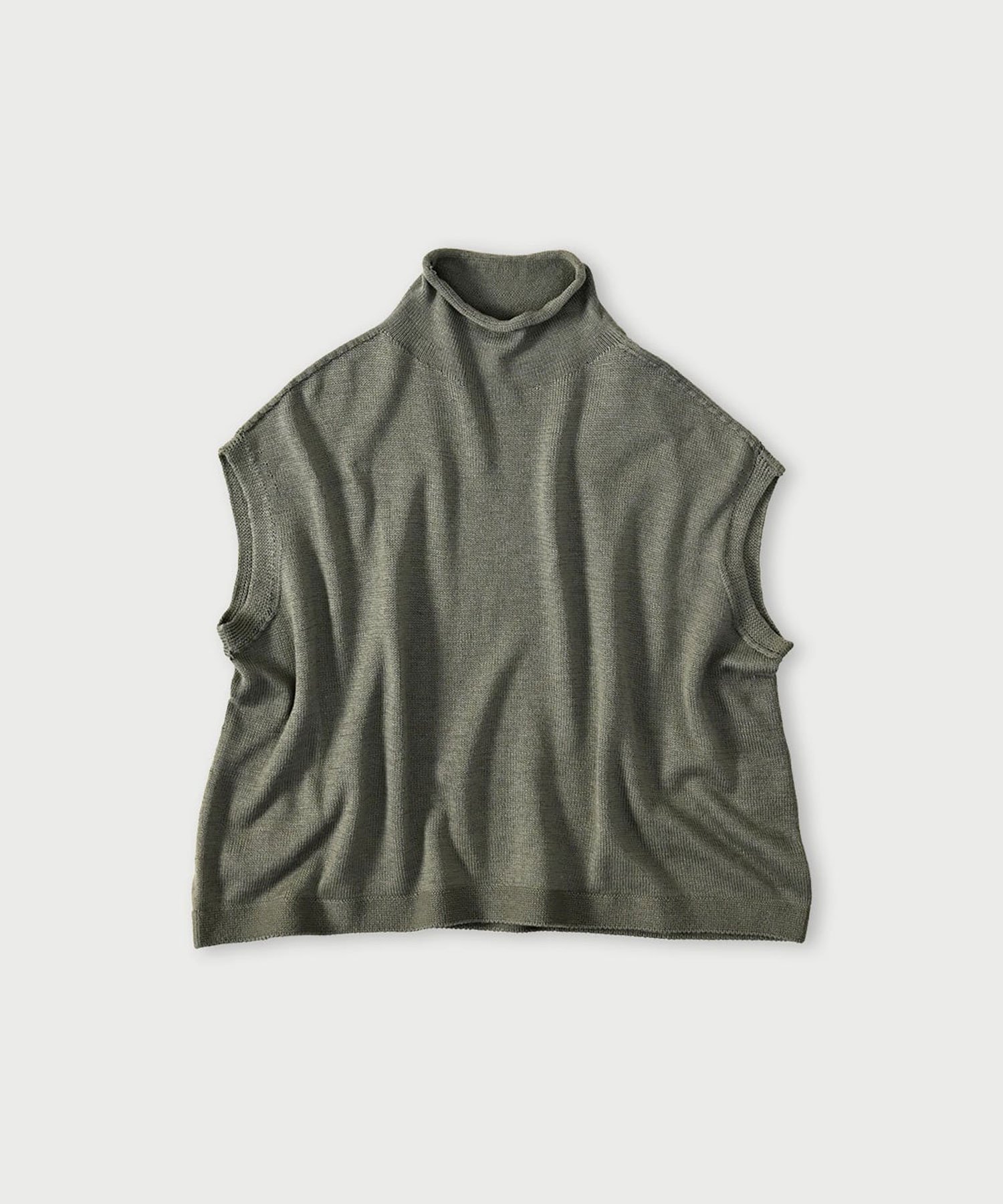 【フォーティファイブ アール/45R】のローゲージ超ガーゼのMベスト インテリア・キッズ・メンズ・レディースファッション・服の通販 founy(ファニー) ファッション Fashion レディースファッション Fashion for Women アウター Coat / Outerwear Collection トップス・カットソー Cut & Sew Tops ベスト&ジレ / 重ね着スタイル Vests & Gilets インナー Innerwear ベスト Vest, Waistcoat グレーカーキトップ|ID: prp329100004798390 ipo3291000000034881973