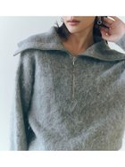 【フレイ アイディー/FRAY I.D】のアルパカシャギーハーフジッププルオーバー 人気、トレンドファッション・服の通販 founy(ファニー) ファッション Fashion レディースファッション Fashion for Women トップス・カットソー Cut & Sew Tops カジュアルプルオーバー・ニットトップス Pullovers & Knit Tops / Casual Pullovers コレクション Collection, Seasonal Line ジップ Zip, Zipper スマート Smart, Elegant セットアップ Set-Up, Coordinated Outfit マフラー Scarf, Muffler リュクス Luxury, Elegant, High-End, Chic thumbnail GRY[006]|ID: prp329100004798393 ipo3291000000034917775