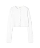 【トゥモローランド/TOMORROWLAND】のアイレットジャージー クロップドカーディガン 11 ホワイト|ID: prp329100004798402 ipo3291000000035135632