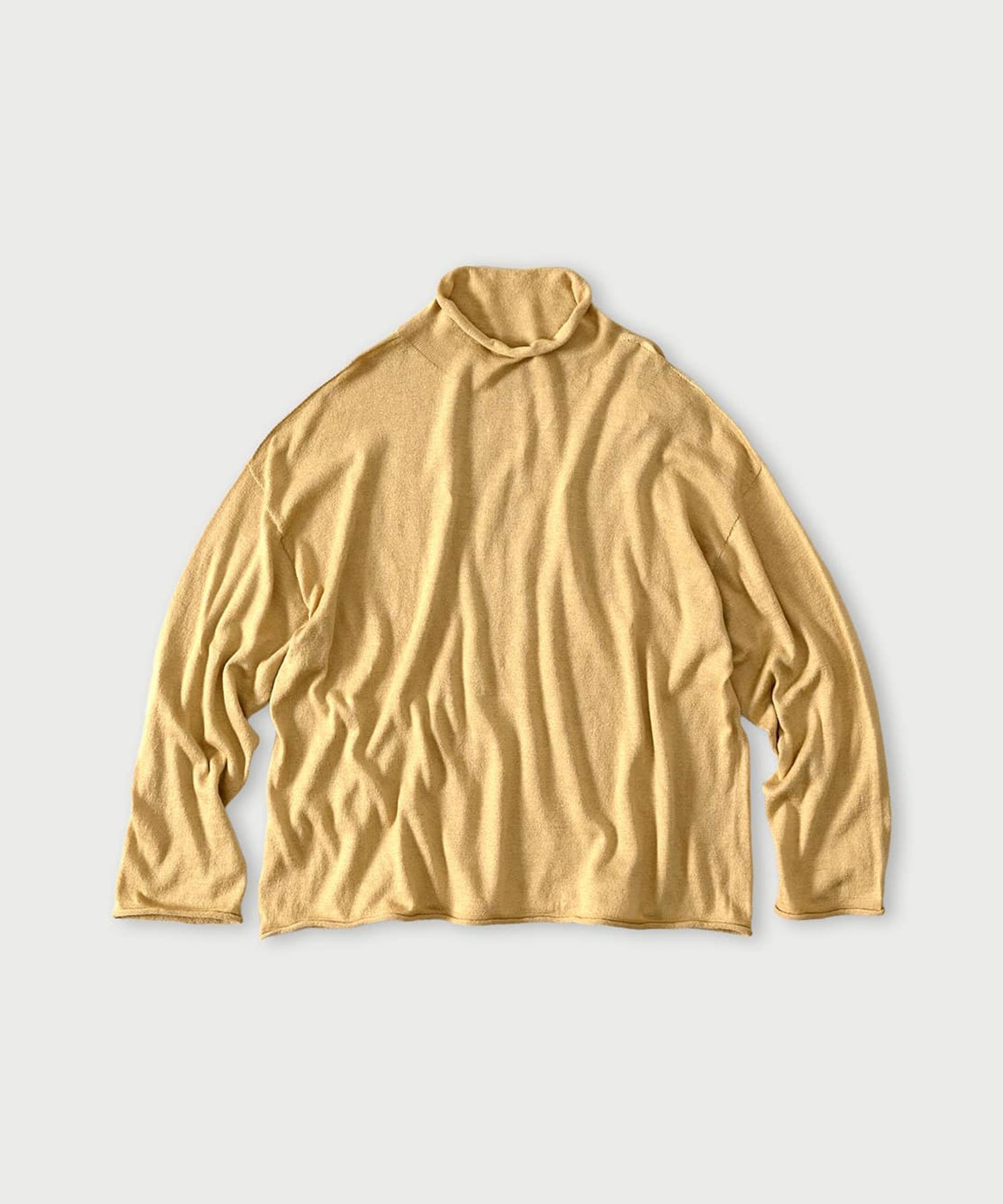 【フォーティファイブ アール/45R】のホール超ガーゼのMタートル インテリア・キッズ・メンズ・レディースファッション・服の通販 founy(ファニー) 　ファッション　Fashion　レディースファッション　Fashion for Women　おすすめ　Recommended / Our Picks　なめらか　Smooth, Silky Texture　タートル　Turtleneck, Turtle Collar　ニューヨーク　New York, NYC Style　エレガント 上品　Elegant　オフベージュ|ID: prp329100004798403 ipo3291000000034950624