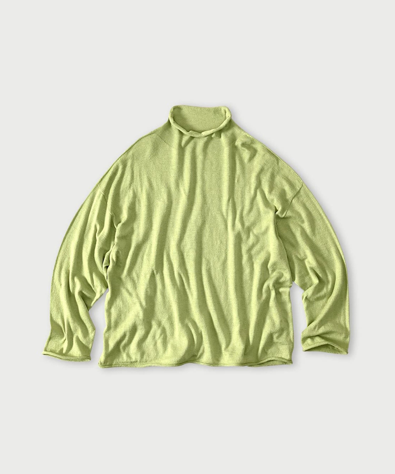 【フォーティファイブ アール/45R】のホール超ガーゼのMタートル インテリア・キッズ・メンズ・レディースファッション・服の通販 founy(ファニー) 　ファッション　Fashion　レディースファッション　Fashion for Women　おすすめ　Recommended / Our Picks　なめらか　Smooth, Silky Texture　タートル　Turtleneck, Turtle Collar　ニューヨーク　New York, NYC Style　エレガント 上品　Elegant　キミドリ|ID: prp329100004798403 ipo3291000000034950630