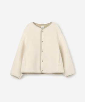 【ビショップ/Bshop】のボアフリース ノーカラーブルゾン WOMEN 人気、トレンドファッション・服の通販 founy(ファニー) ファッション Fashion レディースファッション Fashion for Women アウター Coat / Outerwear Collection ブルゾンジャケット・スポーティアウター Blouson Jackets スリット Slit, Slit Detail パイピング Piping, Trim Design ブルゾン Blouson, Bomber Jacket ポケット Pocket, Pocket Detail 軽量 Lightweight, Ultra Light |ID:prp329100004798416